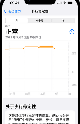 崂山iPhone手机维修如何在iPhone开启'步行稳定性通知'